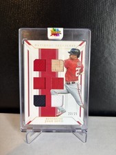 2019 Panini National Treasures - Game Gear Material Juan Soto Holo Gold /25