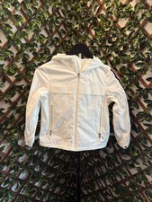 Moncler Kids Jacket Size 8 White Nylon Full Zipper Long Sleeve