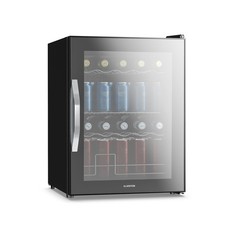 Mini Frigo Frigorifero Bibite Birre Nero 60 Litri per Bar Negozio Ristorante
