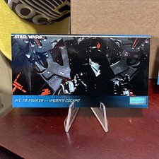 Int Tie Fighter Vaders Cockpit 112 Star Wars 1994 Topps WideVision Trading Card 