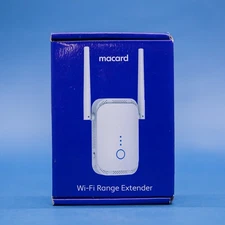 Macard WI-FI Wireless Range Extender Repeater N300 300Mbps Fast Home Internet