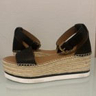 See by Chloe Glyn Platform Sandals Women's Size 10 Black Suede Espadrille  — photo 1