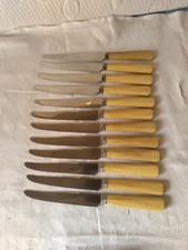  12 couteaux Apollonox Art Déco Manche Bakélite Lame Inox