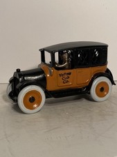 Arcade Yellow Cab Bank Cast Iton