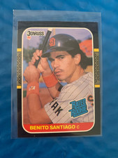 1987 Donruss #31 Benito Santiago RC Rated Rookie