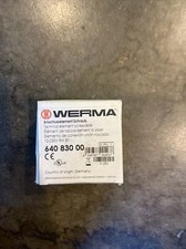 Werma Signaltechnik 640 830 00 Black Terminal Element Screwable Connector