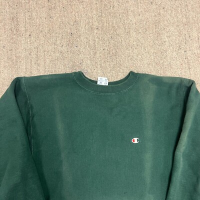 90’s Champion Reverse Weave ACID GREEN Champion REVERSE WEAVE PULL OVER HOODY Men's - GREEN CRISP