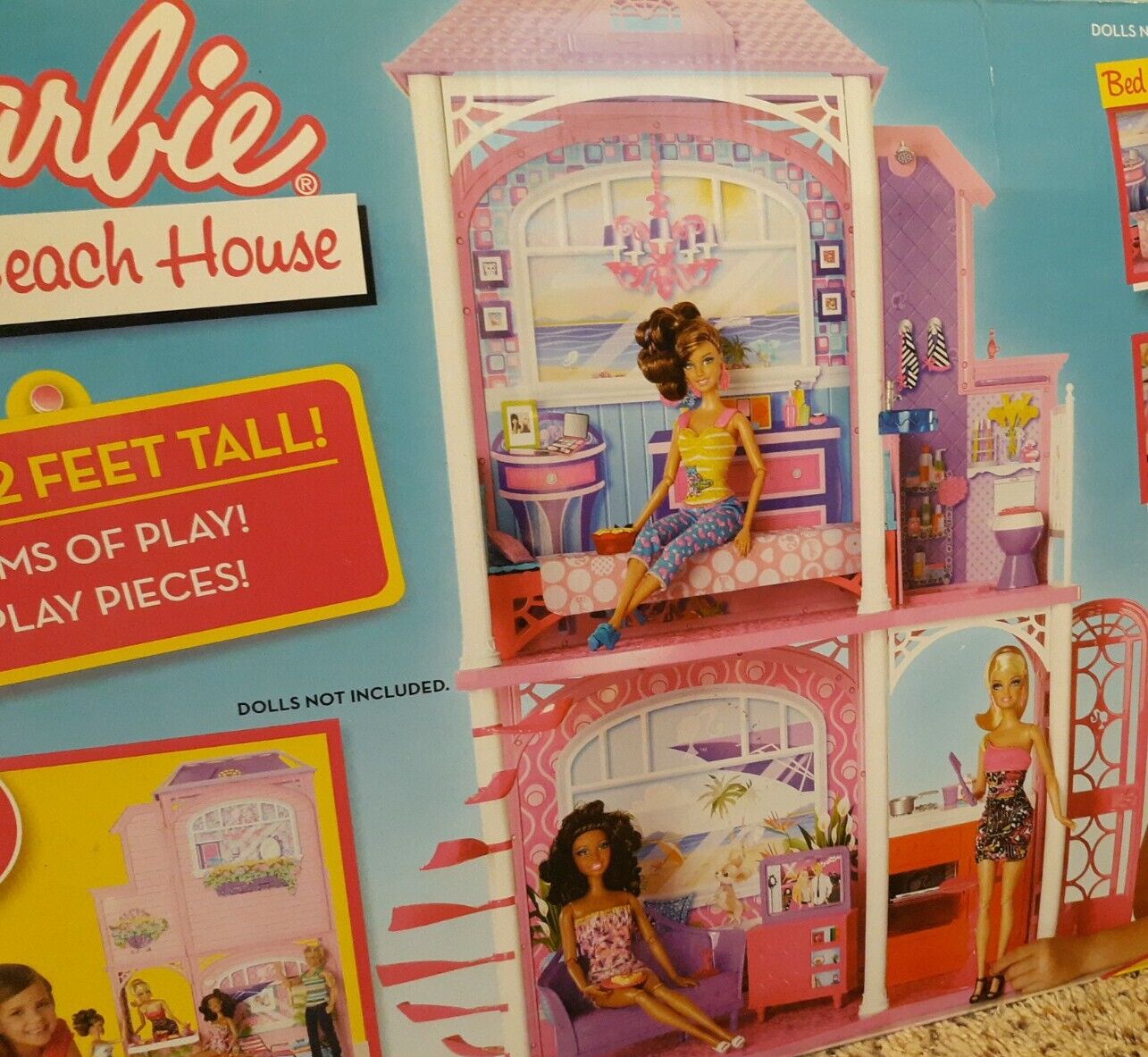  Barbie 2-Story Beach House : Toys & Games