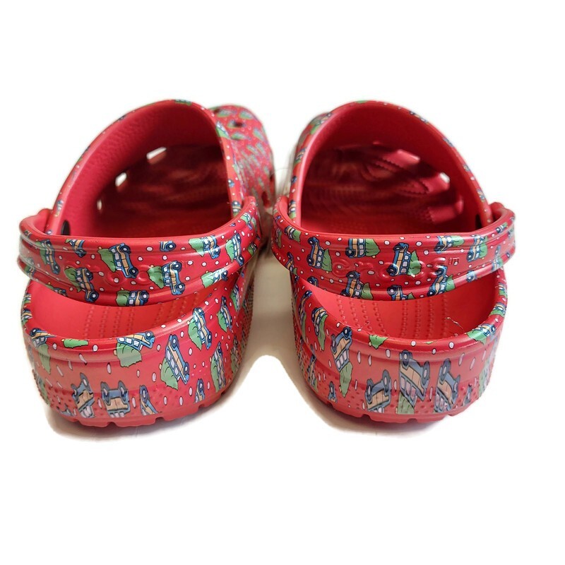 Vineyard Vines Crocs Clogs Mens Size 12 Red Christmas Holiday Classic WORN ONCE! CROCS Classic Mens Size 10 Womens Sz 12 Vineyard Vines  main image 3