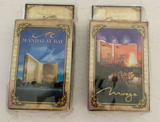 Las Vegas Mirage and Mandalay Bay Playing Cards *Set of 2* (SEALED)
