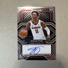 2021-22 Panini Prizm Draft Picks - College Penmanship Silver Prizm Joshua Primo 