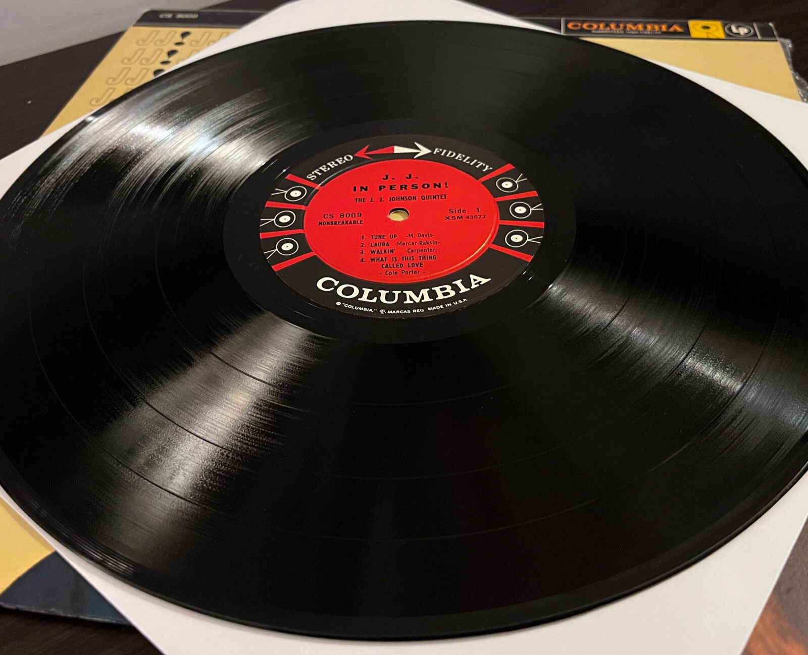 J.J. JOHNSON QUINTET - JJ In Person (1958) - 12" Vinyl Record LP - VG