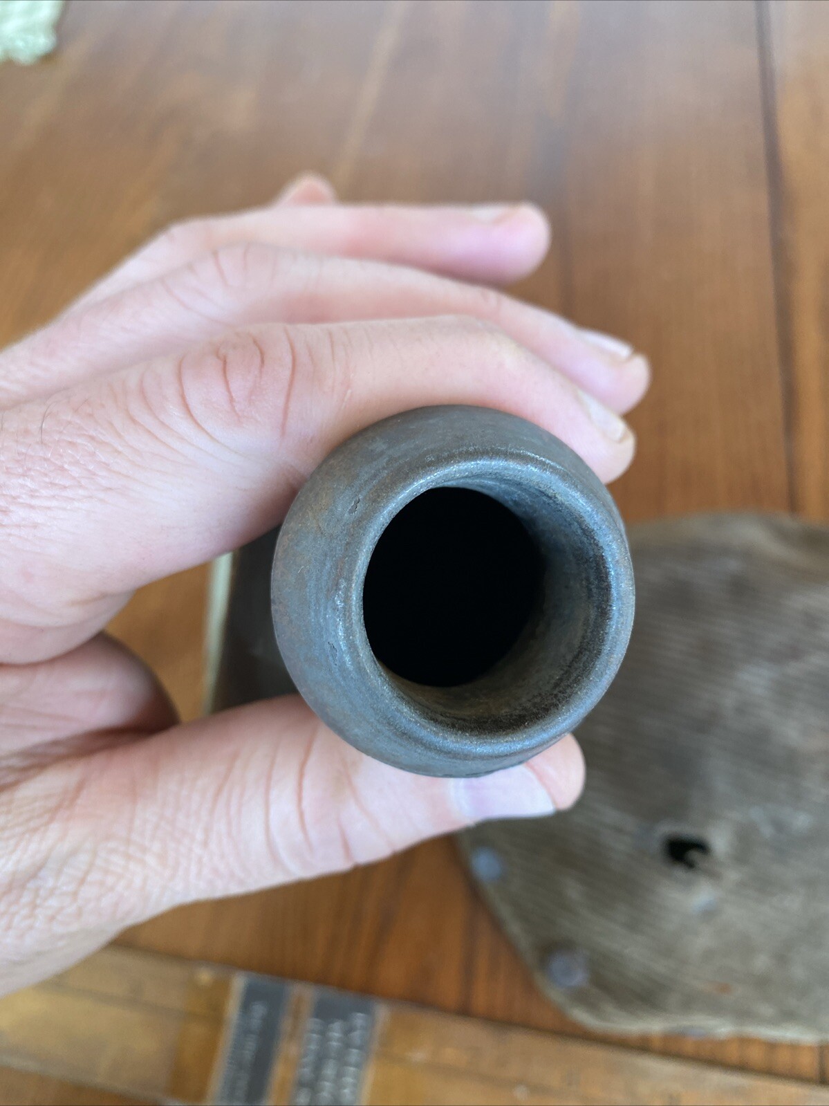 1915 J Hirschhorn WW1 German Heer M1915 M1917 STEEL CANTEEN w/ CORDUROY COVER