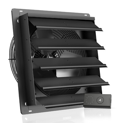 AIRLIFT S20 Shutter Exhaust Wall Mount-Fan 20'' Attic, Shed, Workshop, Greenhouse