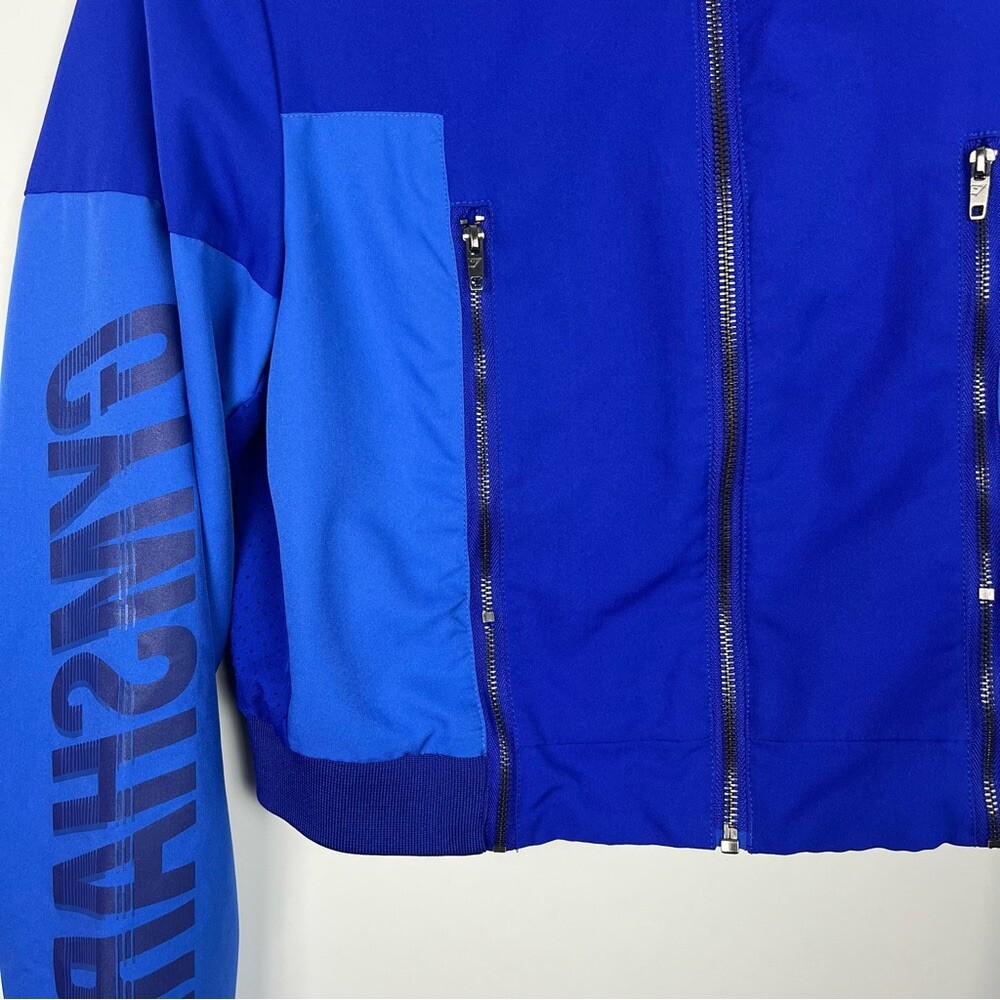 RARE Gymshark Blue Turbo Track Jacket Women’s Size Sm… Gem