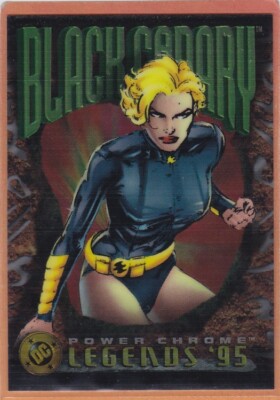 1995 SKYBOX DC POWER CHROME LEGENDS BLACK CANARY #41 NMMT *A8038