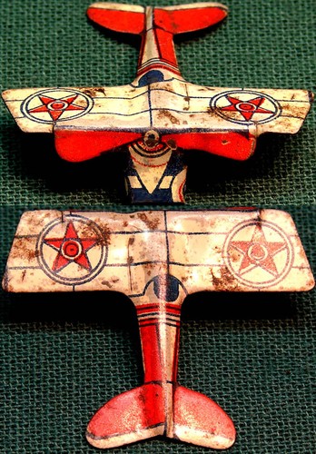 1920s cracker jack pop corn confection lithographed tin military