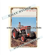 agriculture ranch 1966 rustic barnyard  130 Tractor machinery farming tin sign