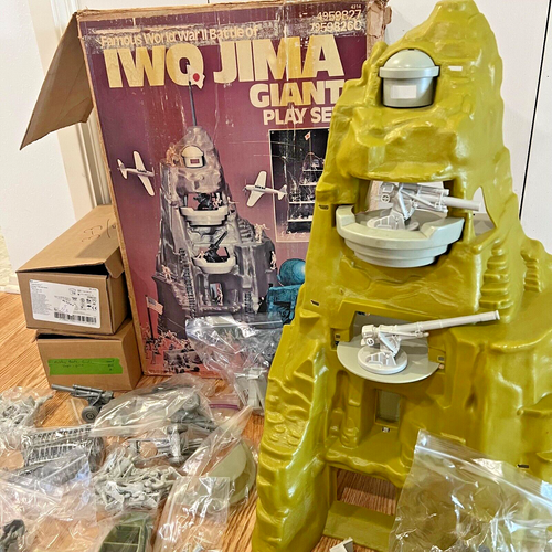 Vintage 1979 Marx Giant IWO JIMA Playset with box! eBay