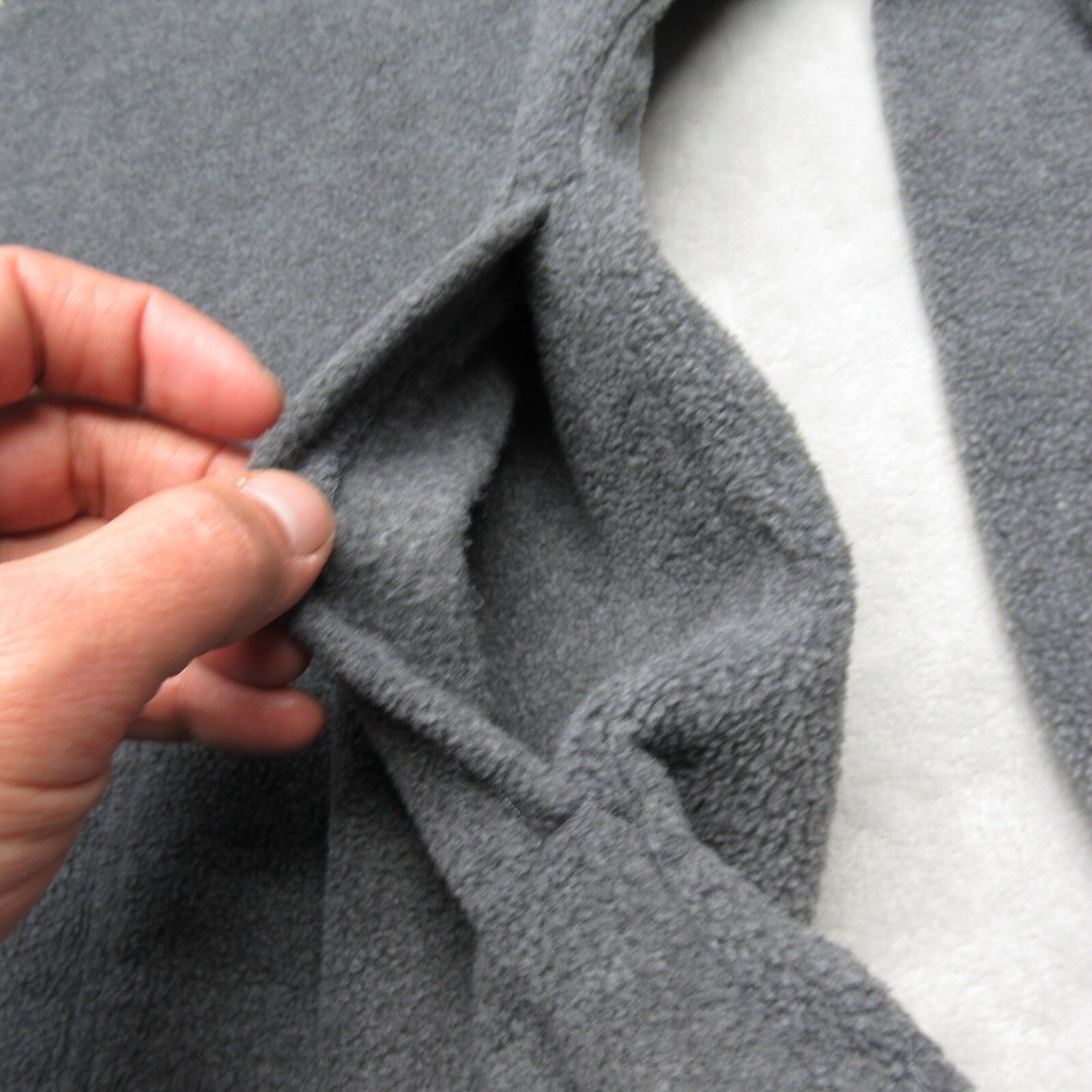 Home Depot Employee Sweatshirt Womens Small Gray Pockets Fleece 1/4 Zip Colorado