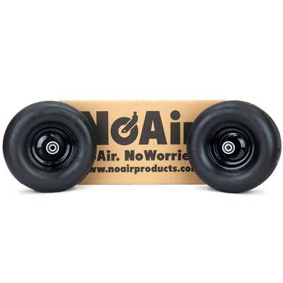 NoAir  (2) Flat Free Tire Assemblies 11x6.00-5 Fits Hustler X XL 42'' 54'' 607835