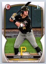 GARRET FORRESTER  PIRATES RC 1st card  2023 BOWMAN DRAFT #BD-197