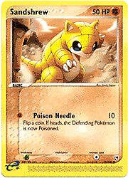 Pokemon Sandstorm Common Card - Sandshrew 75/100
