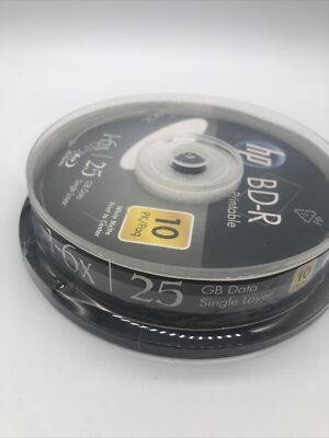 Dischi Blu-Ray HP BD-R 25GB - Confezione Da 10, Velocità 6x - Foto 6
