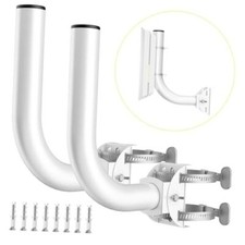 Wireless Bridge Bracket Mount, 2-Pack Pole and Wall-Mounted Mount for Outside