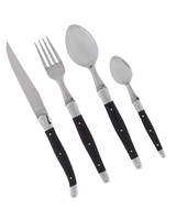 Jean Dubost Laguiole 24pc Flatware Set, Multicolor on sale Jean Dubost Laguiole 24pc Flatware Set, Multicolor on sale