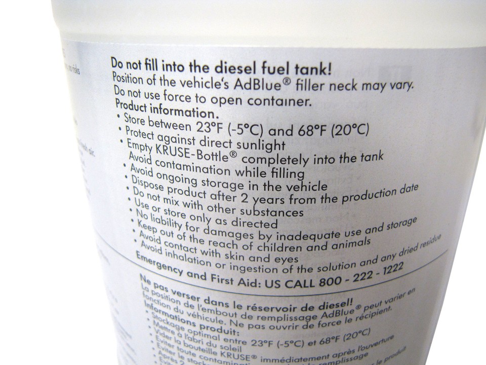 Diesel Exhaust Fluid DEF LR072258 OEM by AdBlue 1/2Gallon 64oz for