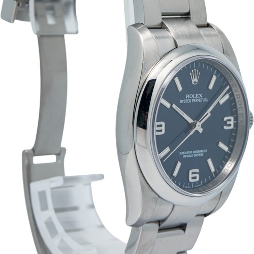 Rolex Oyster Perpetual 116000 Stainless Steel Blue Dial Auto Unisex Watch 36mm - Picture 4 of 6