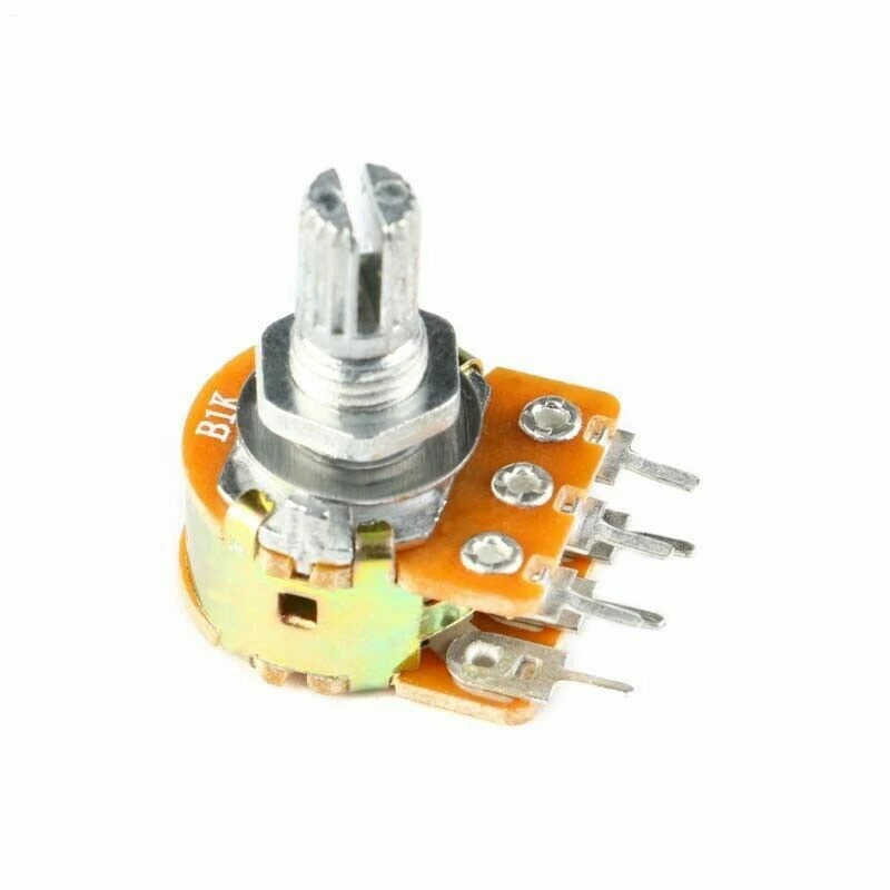 WH148 B1K 2K - B1M Ohm Linear Taper Rotary Stereo Potentiometer Panel Pot 6-PIN - Image 3 of 4