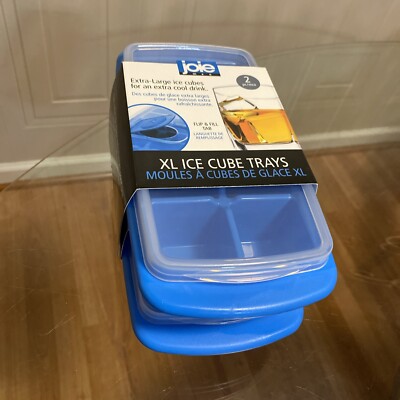 joie Spill Proof ICE CUBE TRAY with SPILL PROOF LID...LOT OF 2