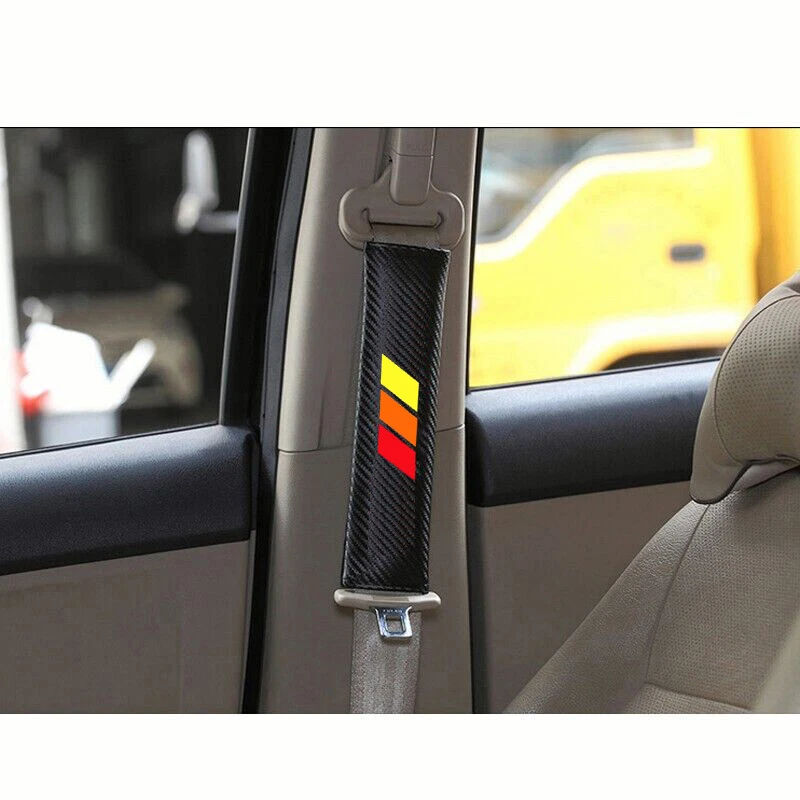 2X Fit For Toyota Tri-Color Car Safety Seat Belt Shoulder Pad Cover Protector - image 4 of 4