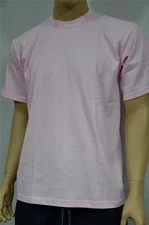3 NEW PROCLUB S-5XL HEAVY WEIGHT T-SHIRTS PINK PLAIN TEE PRO CLUB BLANK