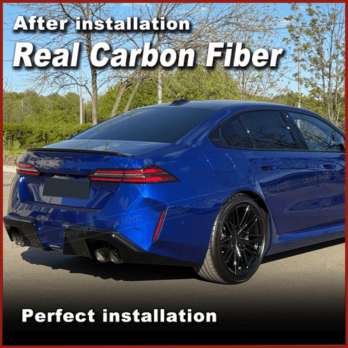 Carbon Heckspoiler Kofferraum Spoiler Lippe Passt für BMW 5er G90 G99 M5 2024-25 - Picture 4 of 12