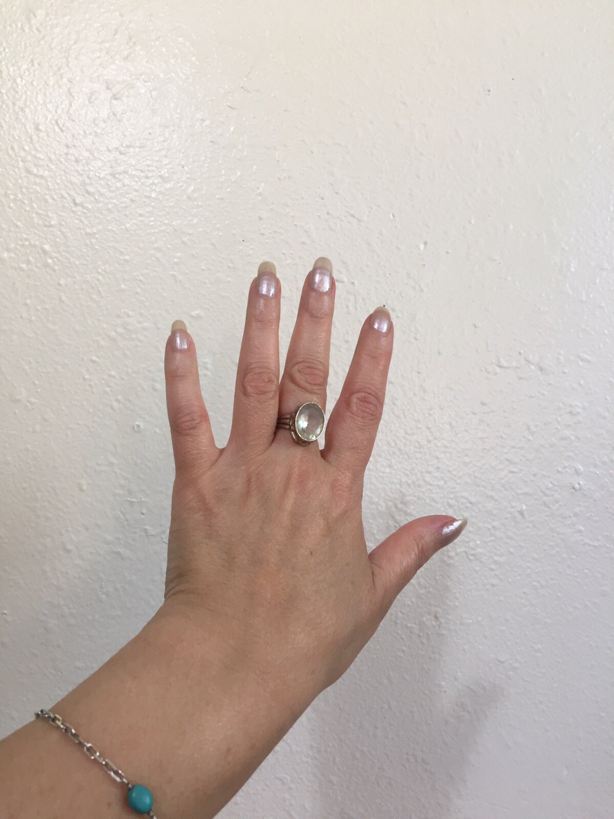 Vintage 925 Solid Sterling Silver Large Aquamarin… - image 15