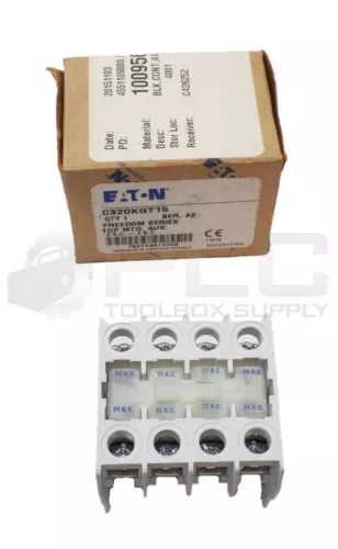 NEW EATON C320KGT15 /A2 AUXILIARY CONTACT 660V 8A