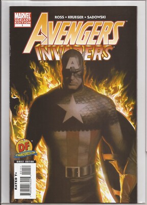 AVENGERS/INVADERS #1 - DF ALEX ROSS VARIANT - SEALED WITH DF COA - LIMITED  2999