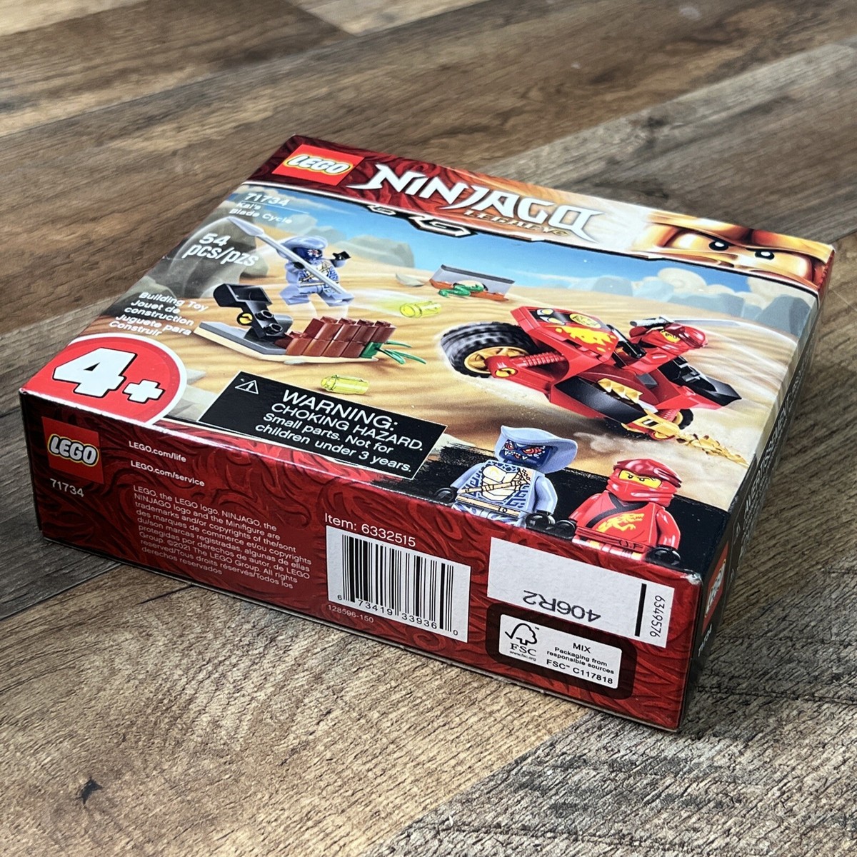 2- Two LEGO Ninjago Kai's Blade Cycle-71734-New in Box 2X