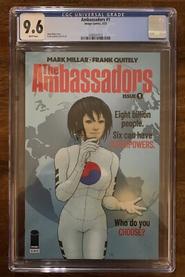 AMBASSADORS #1 - CGC 9.6 - COVER A 1ST PRINT - Millar/Quitely - Image