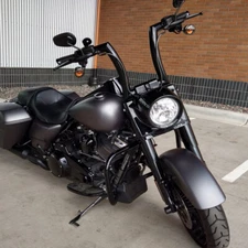 12 14 16" Rise 2" Ape Hanger Handlebar For Harley Sportster Softail Touring Dyna