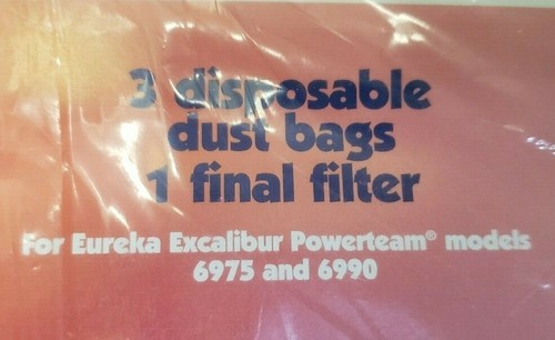 EUREKA VACUUM CLEANER BAGS CANISTER 6975,6990,3PK, MEGA CANISTE - Picture 3 of 3