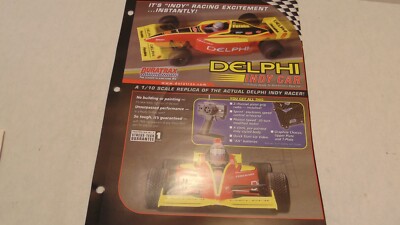 KYOSHO DELPHI INDY CAR  WALL ART POSTER