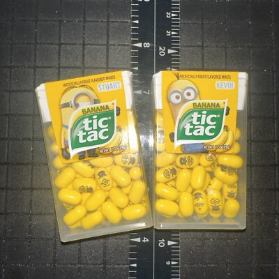 2015 Minions Limited Edition Tic Tac Fruit Flavored Lot of
