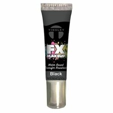 Tinsley Transfers Face Makeup Body Paint Black FX Halloween Water Based Cream