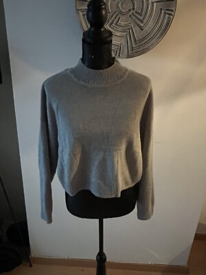 Divided by H&M, Strickpullover, Größe: M, Grau, Acryl, Einfarbig 