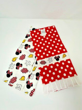 Disney Parks Minnie Mouse Sweet Kitchen Dish Towel Set of two Towels Mickey