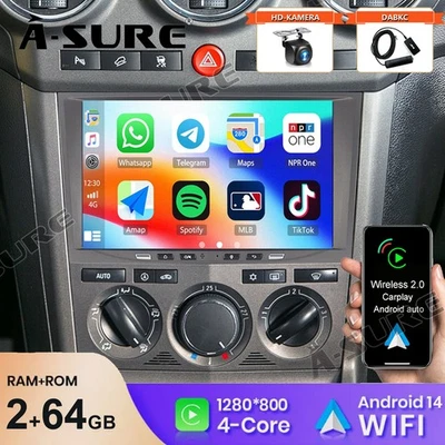 DAB+ Android 14 Autoradio GPS Für Opel Zafira B Corsa D Astra H Vivaro Vectra C - Bild 1 von 4